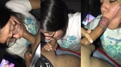 Sloppy Deep Cock Sucking Hot Indian Bhabhi