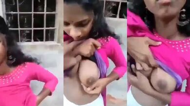 Young south indian girlfriend showing boobs video