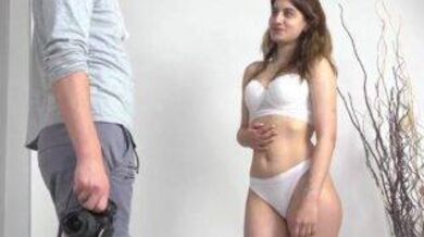 Newbie cute girl sucks dick casting audition sep